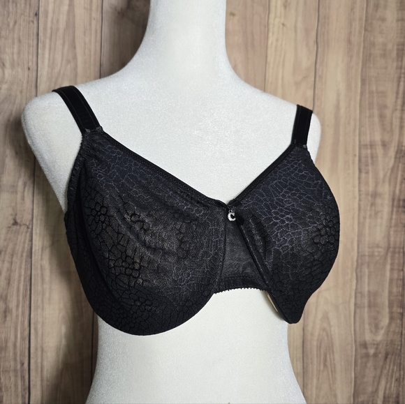  Chantelle Magnifique Seamless Unlined Minimizer Black 32 C - Picture 3 of 9